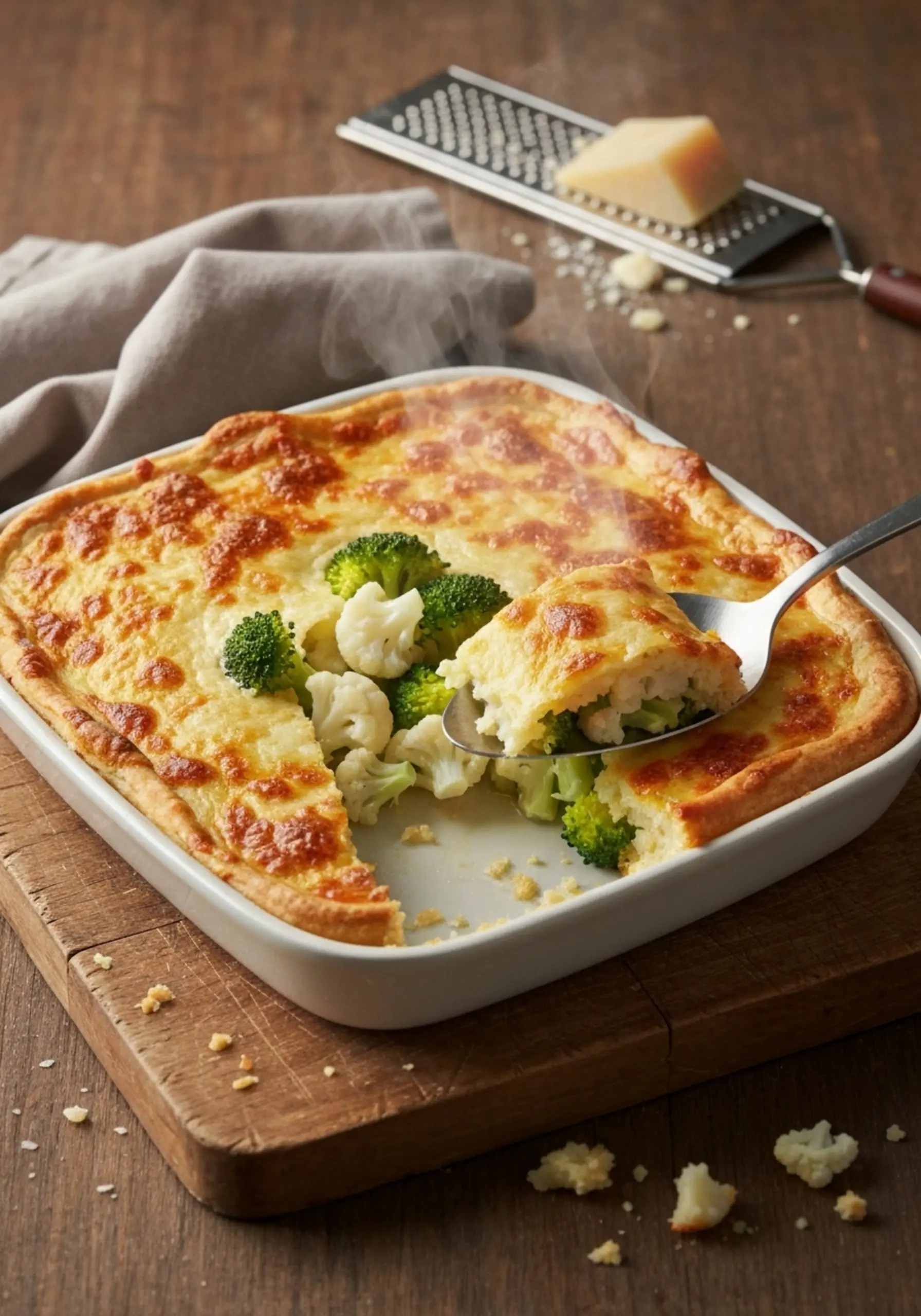 Creamy h3 gratin 038 cauliflower broccoli 11