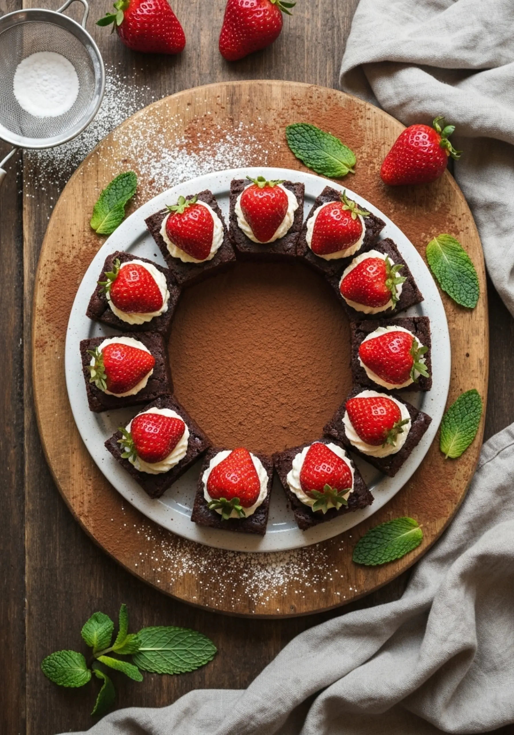 H3 santa bites 11 brownie hat