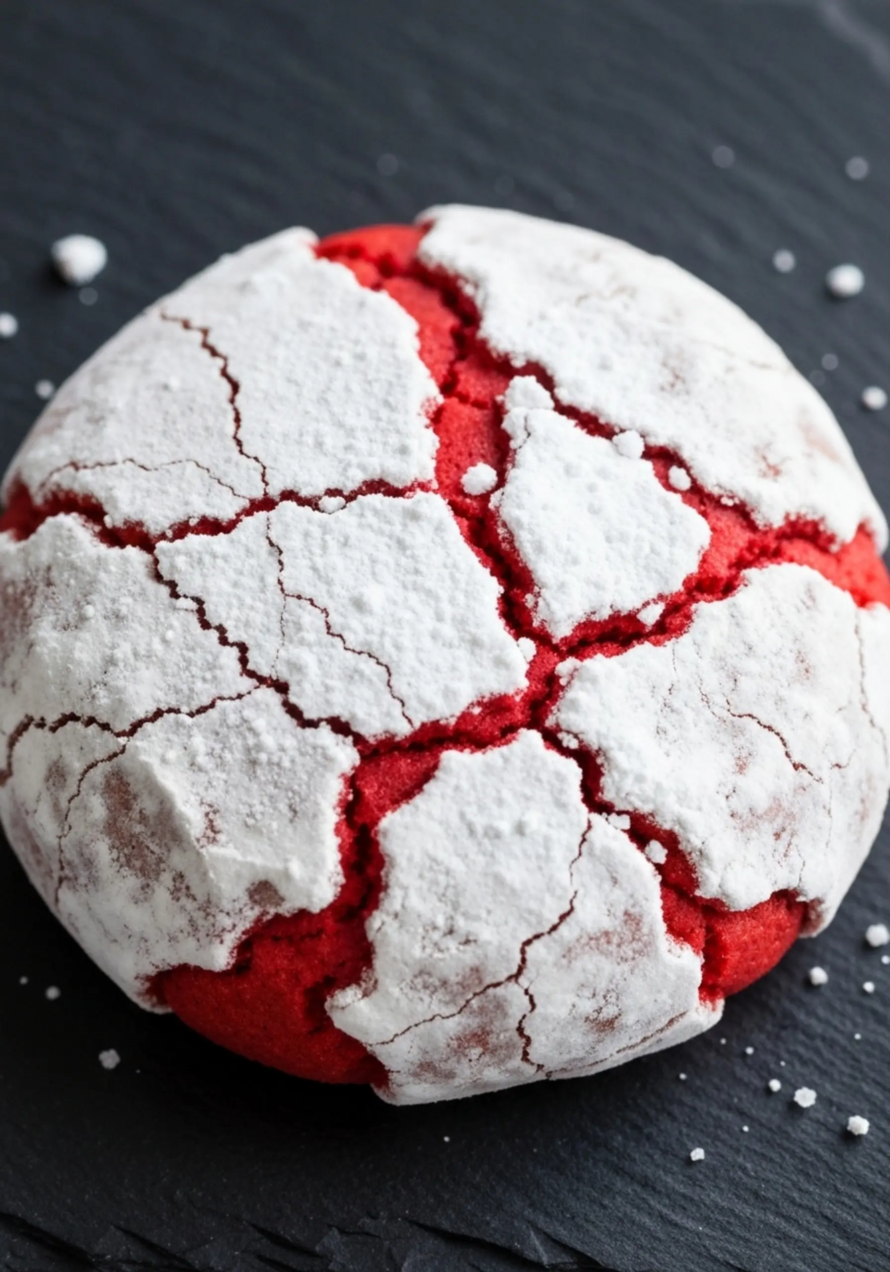 H3 crinkle cookies velvet 12 red