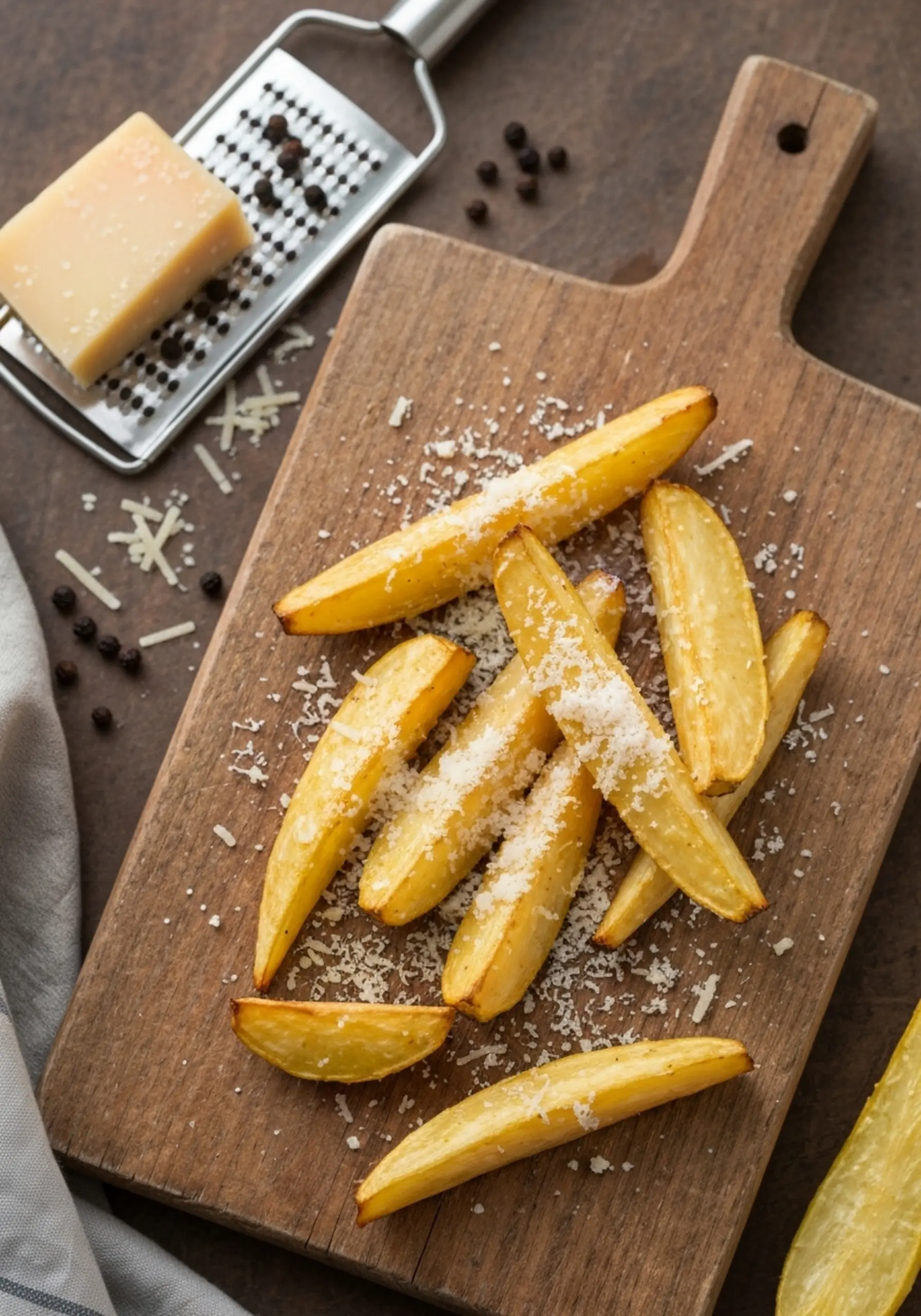 Oil parsnips h3 roasted 038 truffle 14 with parmesan