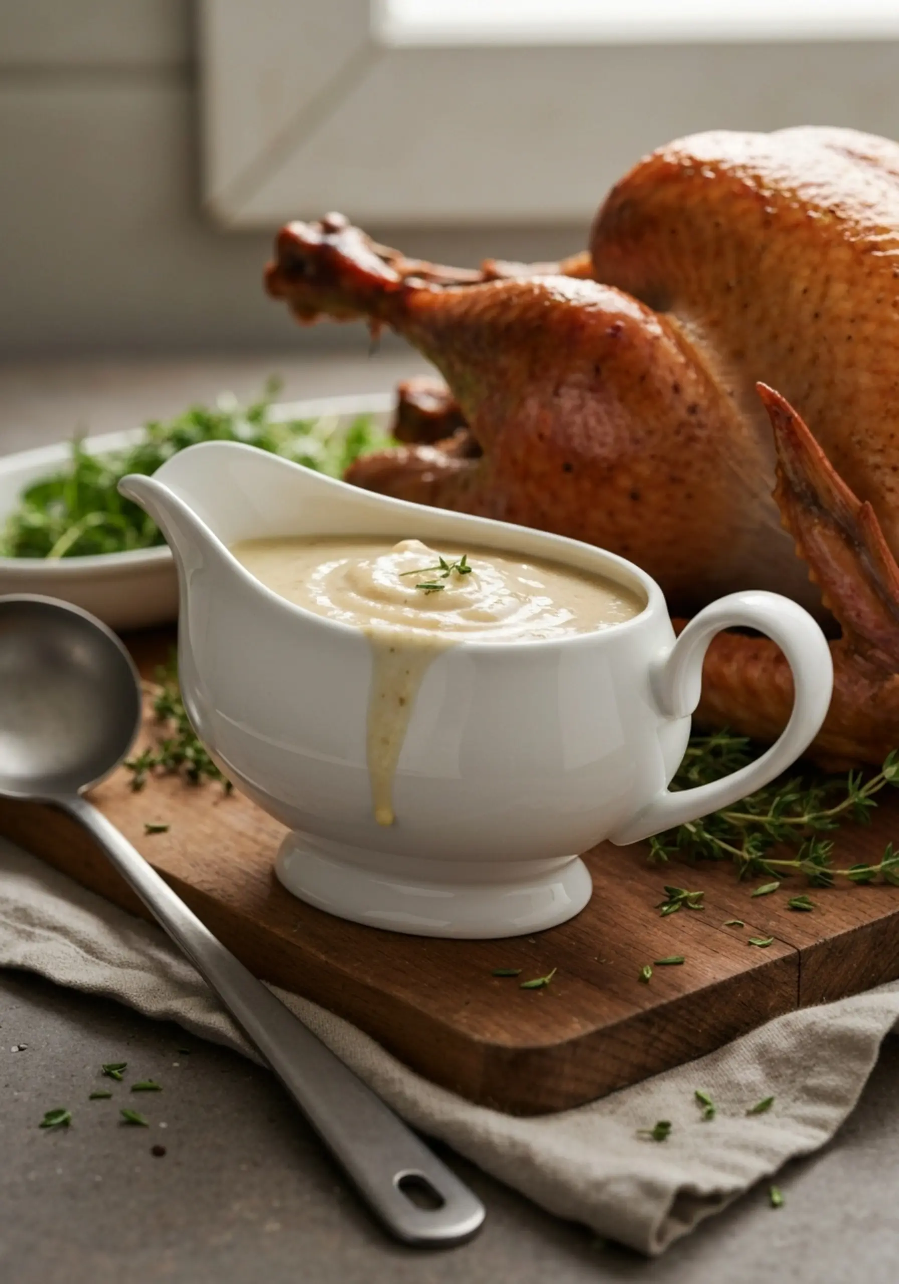 Boat turkey next p gravy to the image sauce a 16 textured with filled pale