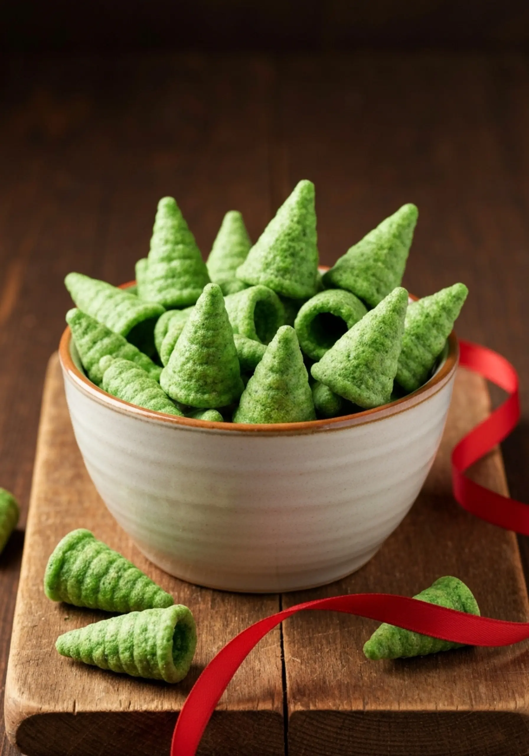 Bowl p snacks that cone hats green like image shaped of a 17 look elf