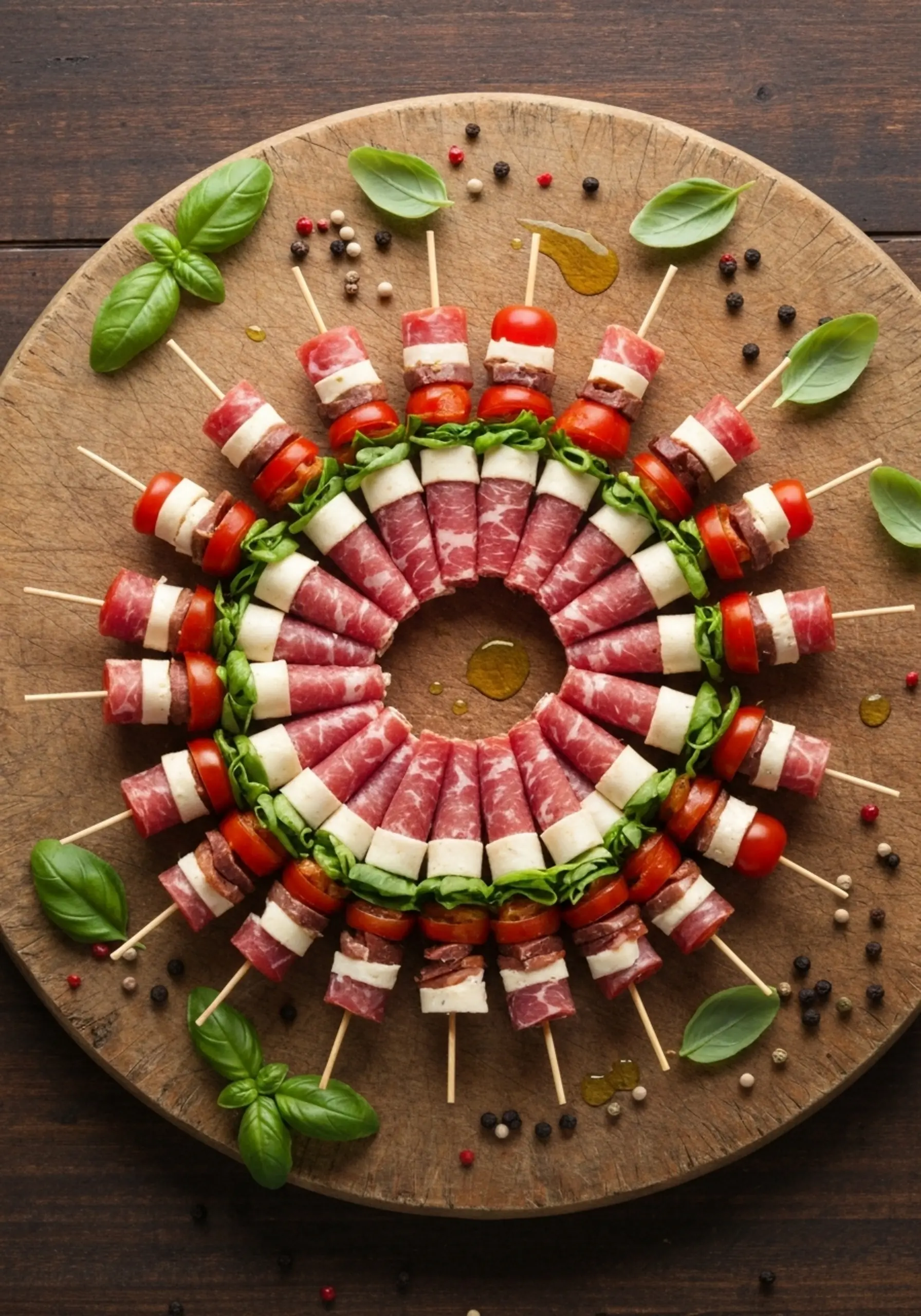 Skewer antipasto h3 the 8221 8220 17 wreath