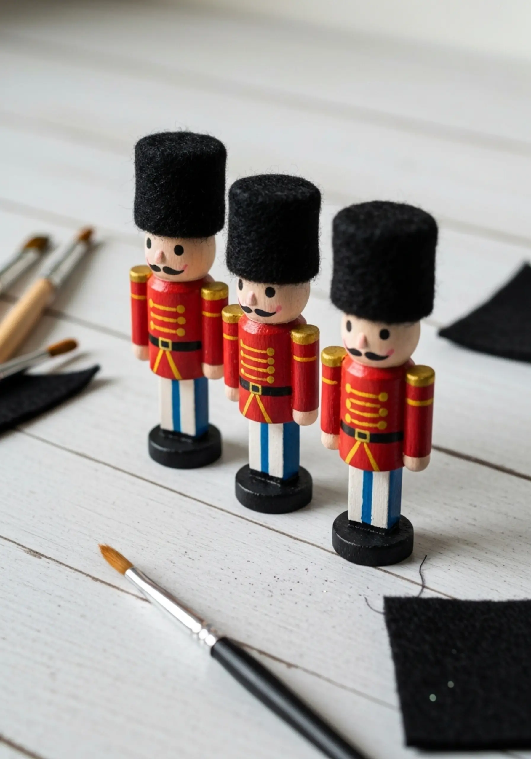 Clothespin nutcrackers