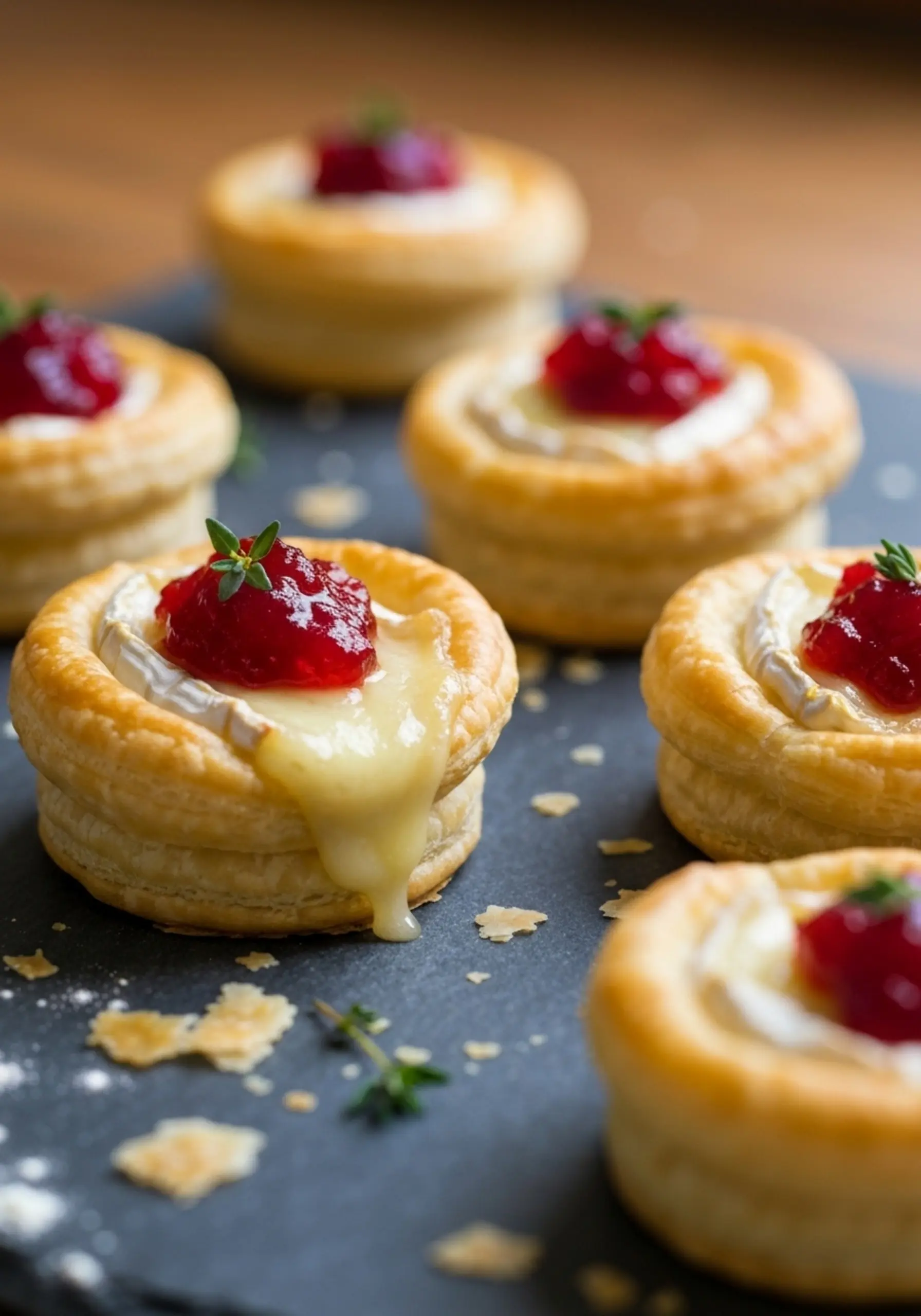 2 cranberry h3 038 bites pastry brie puff
