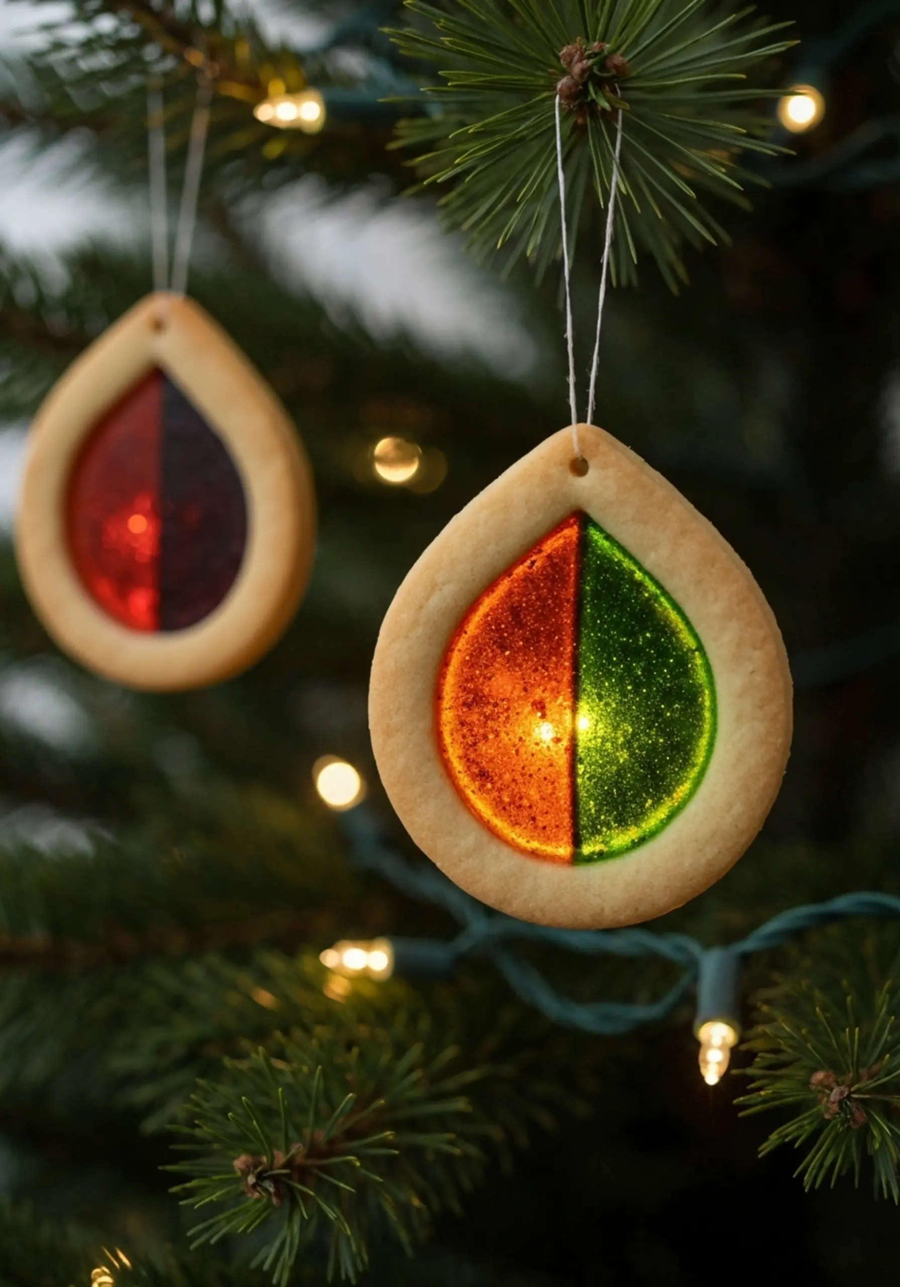 Stained 2 window h3 glass cookies