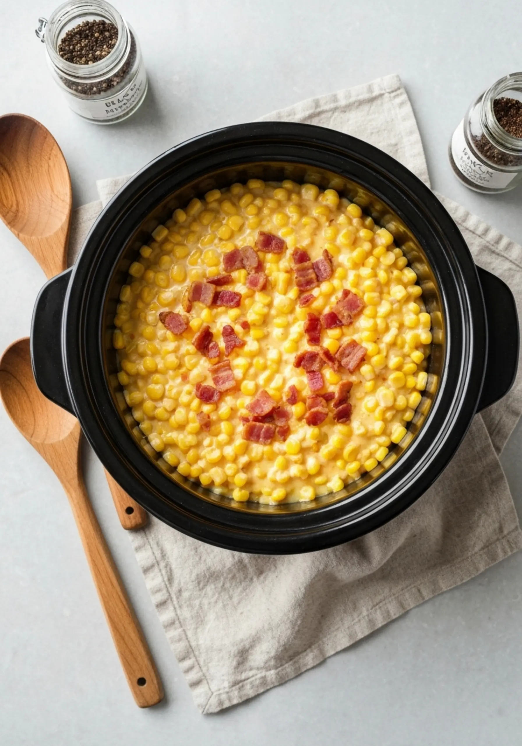 Slow 20 h3 creamed bacon cooker with corn