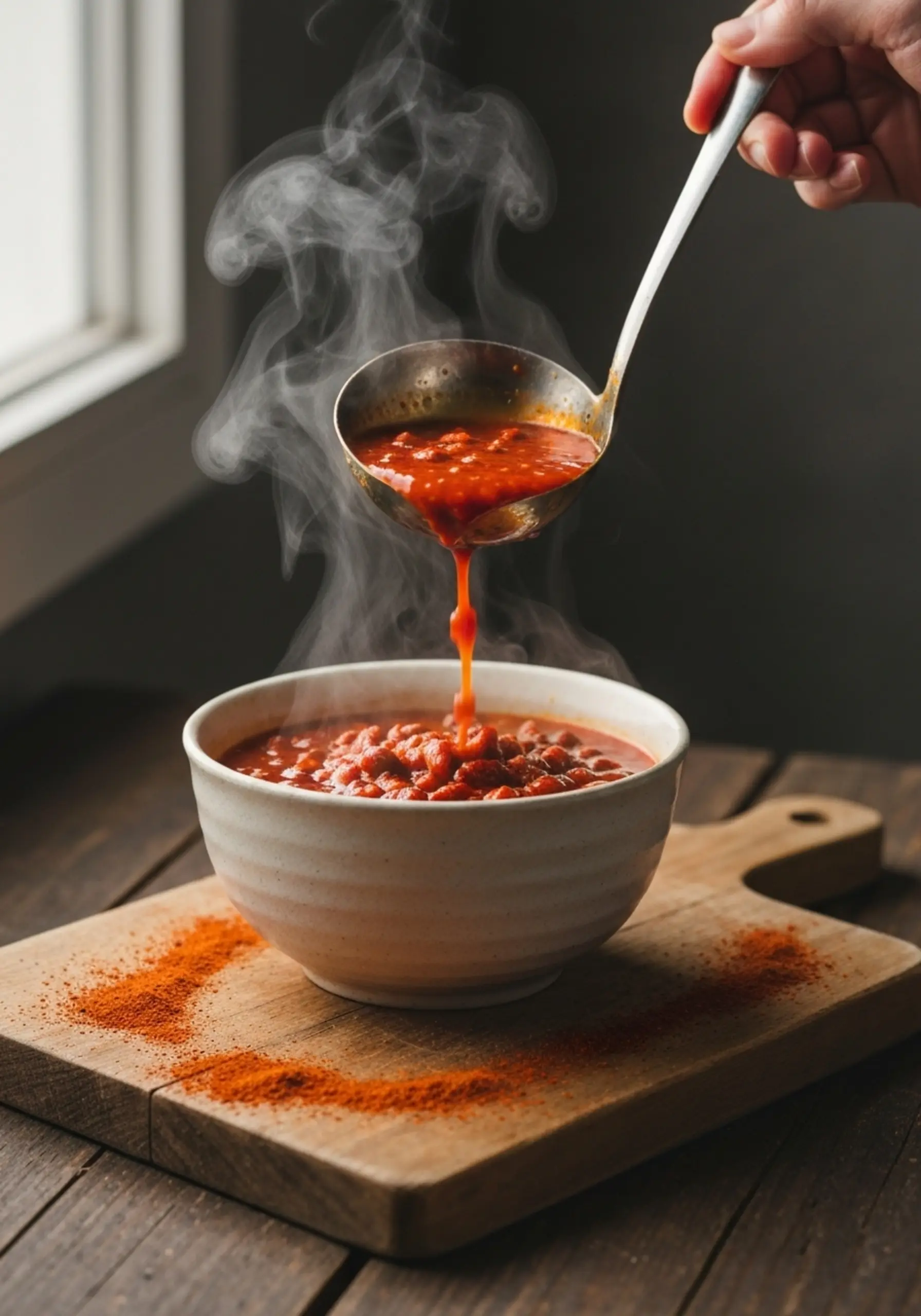 Marshmallows p rising image a on liquid ladle rich strong mug floating steam 5 pouring chocolate and top into with em