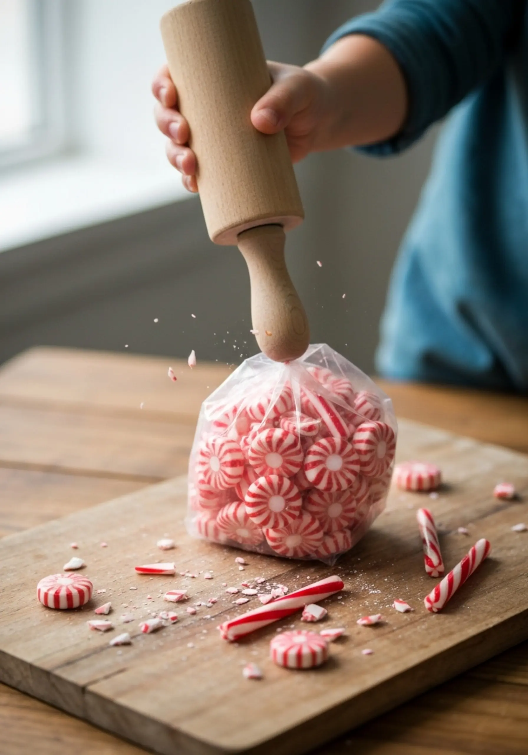 6 pin p child to candy about shot canes bag image holding of a rolling smash action