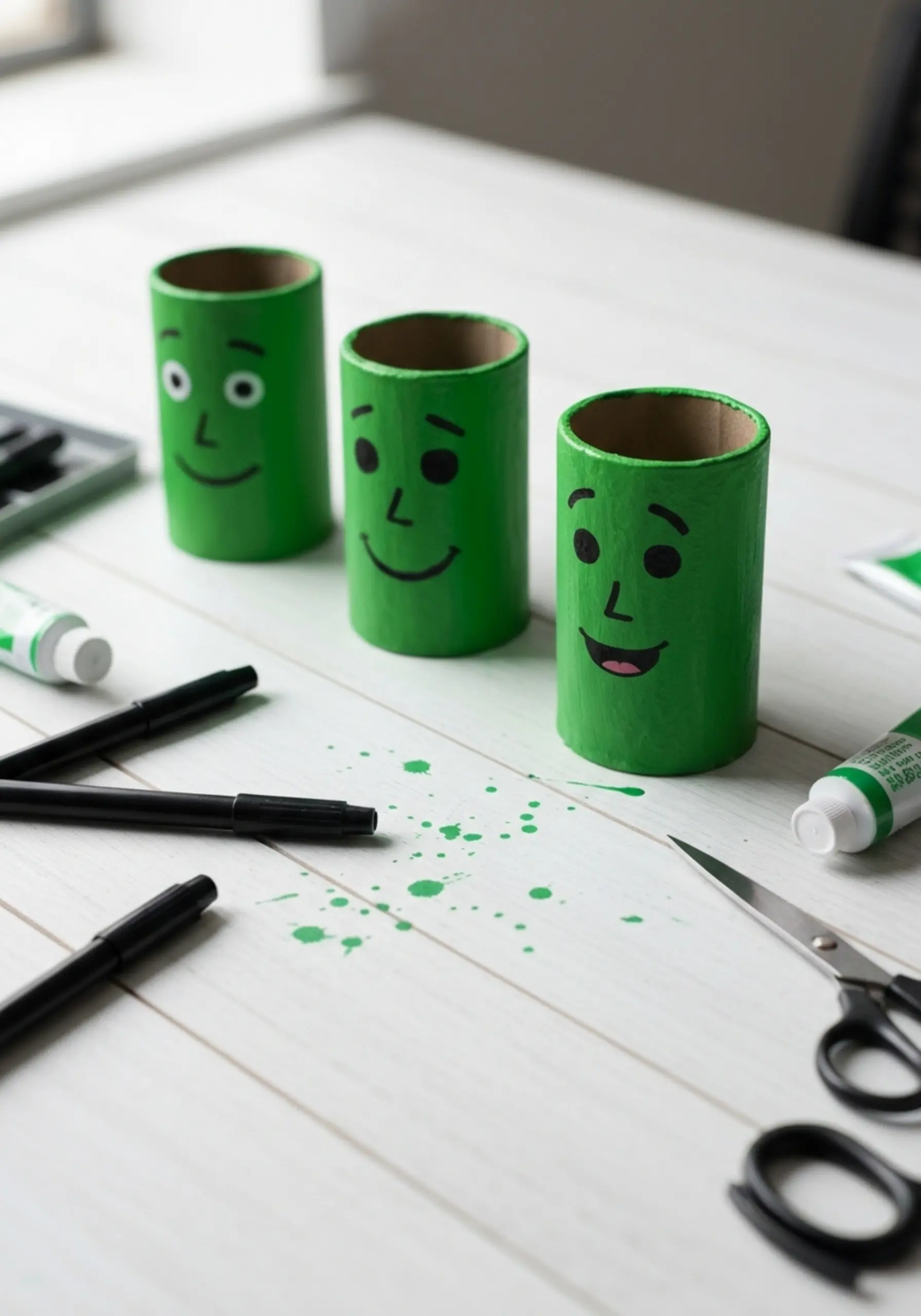 Toilet roll christmas characters