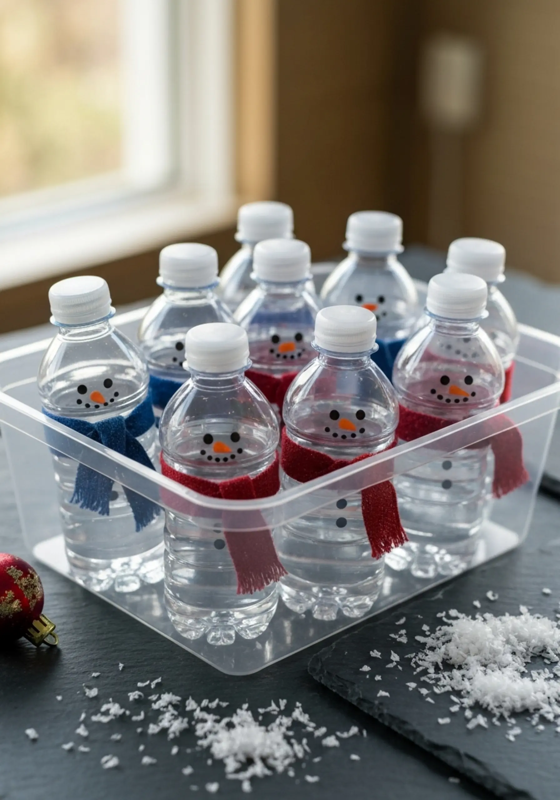 Or tiny p image a water mini scarves bottles the cooler filled featuring 7 bin custom and wrapper with