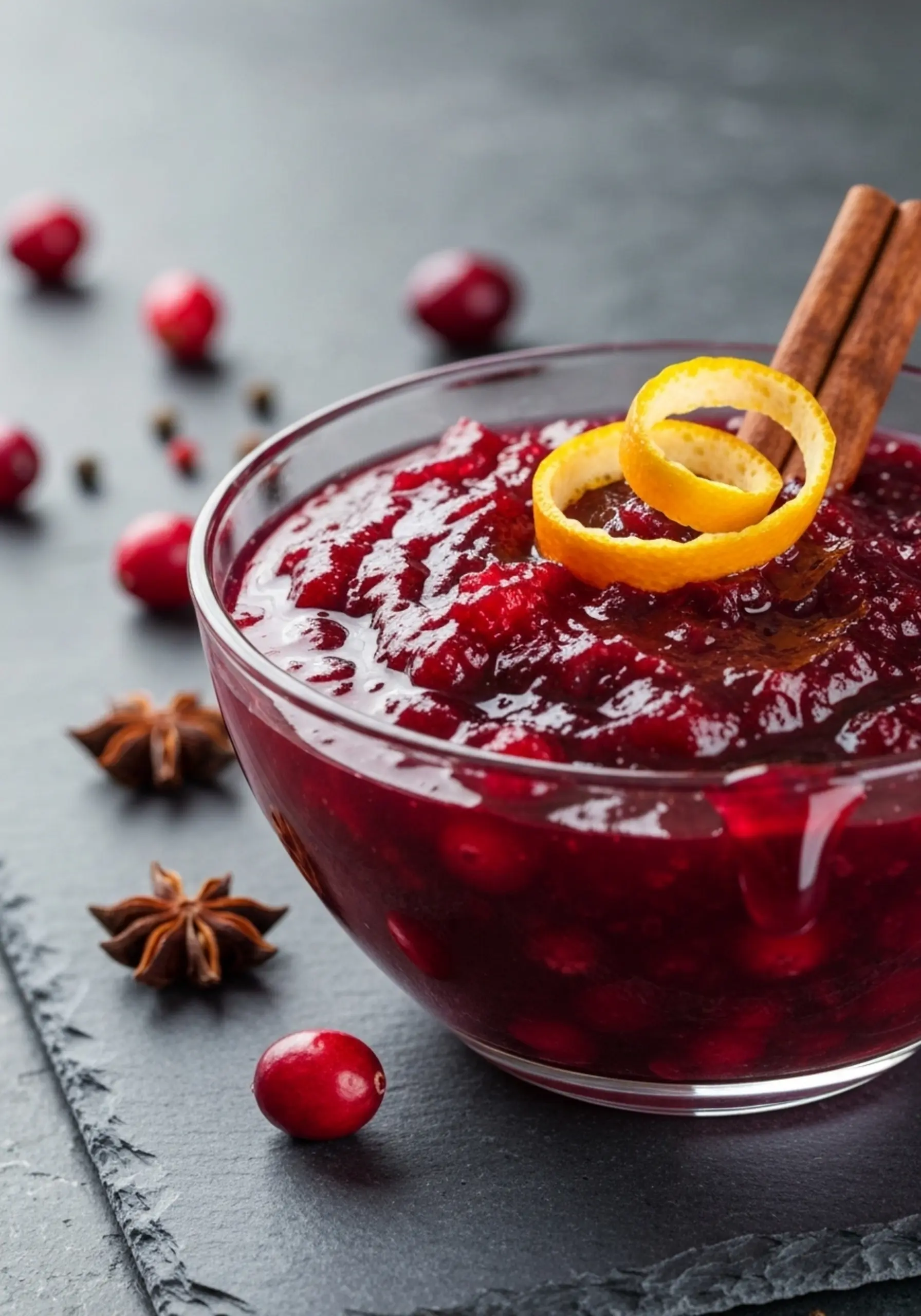 Cranberry orange zest h3 8 sauce with homemade