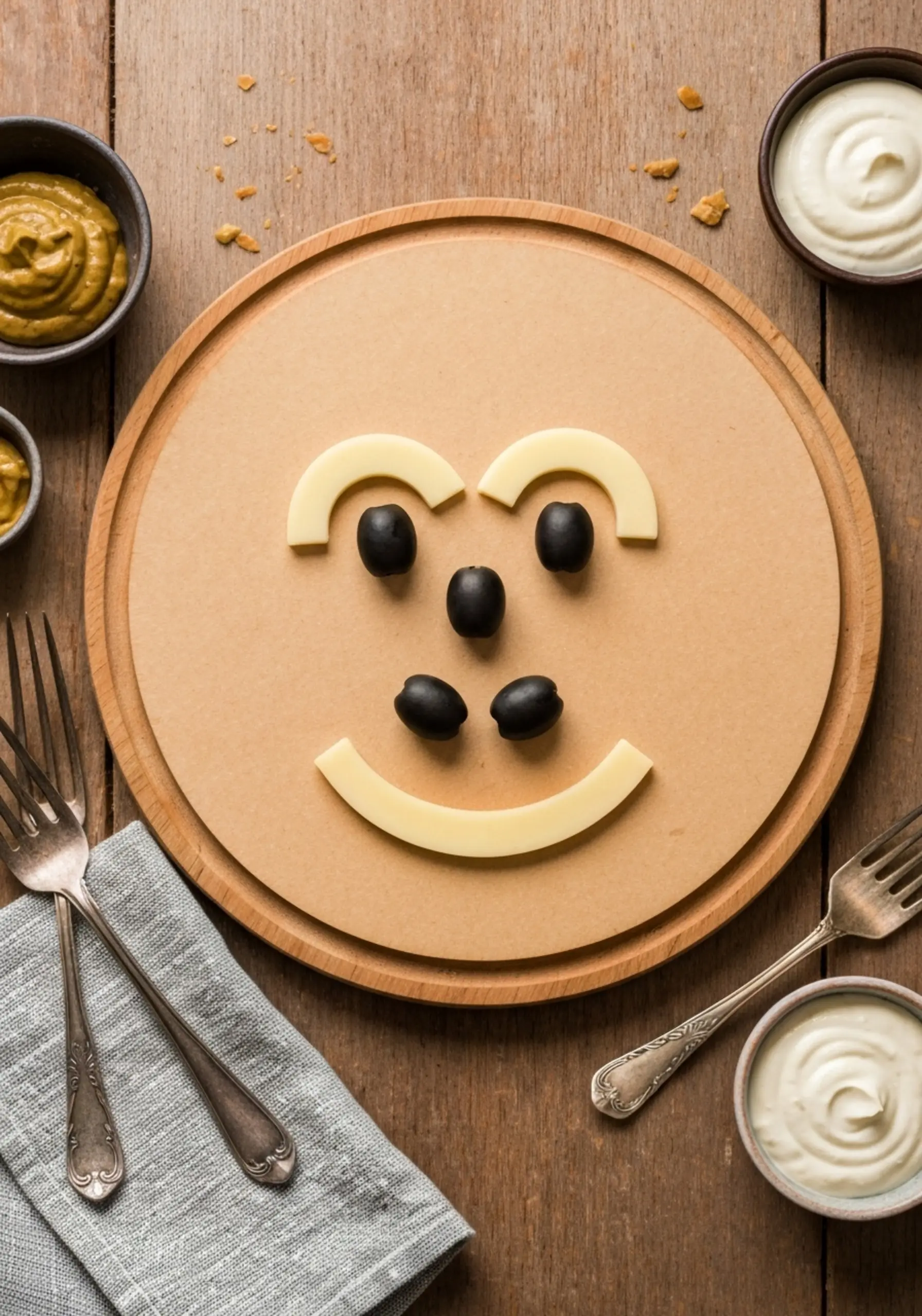 Board s cheese h3 8 santa face