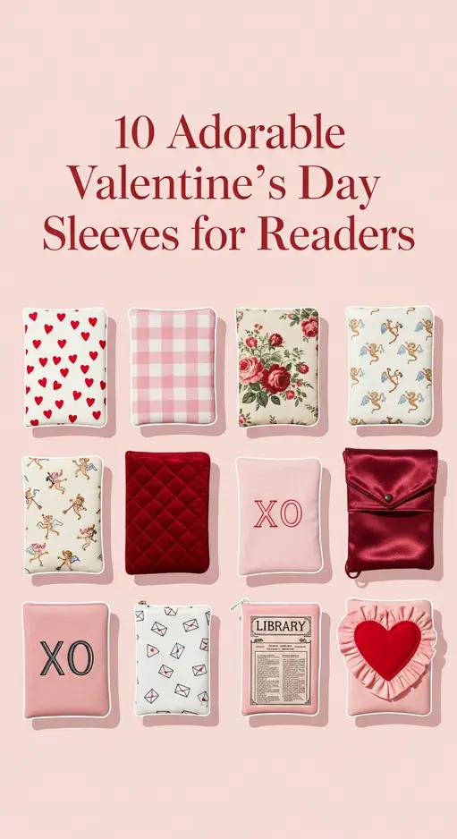 10 Adorable Valentine’s Day Book Sleeves for Readers