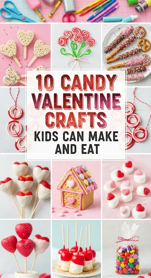 10 Candy Valentine Crafts Kids Can Make and Eat