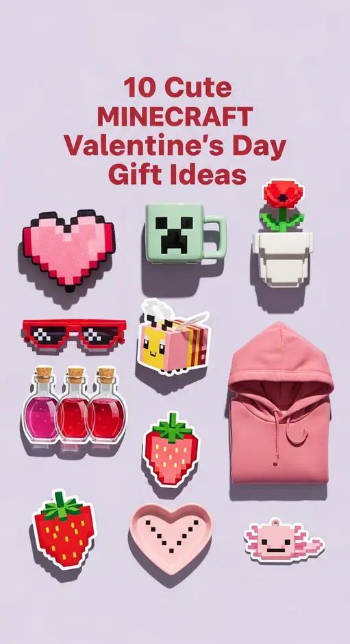 10 Cute Minecraft Valentine’s Day Gift Ideas