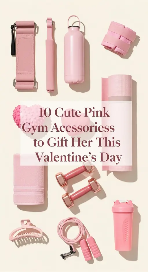 10 Cute Pink Gym Accessories to Gift Her This Valentine’s Day