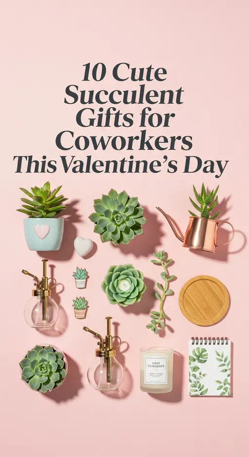 10 Cute Succulent Gifts for Coworkers This Valentine’s Day