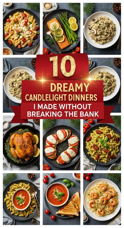 10 Dreamy Candlelight Dinners I Made Without Breaking the Bank