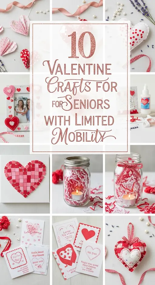 10 Easy Valentine Crafts for Seniors with Limited Mobility