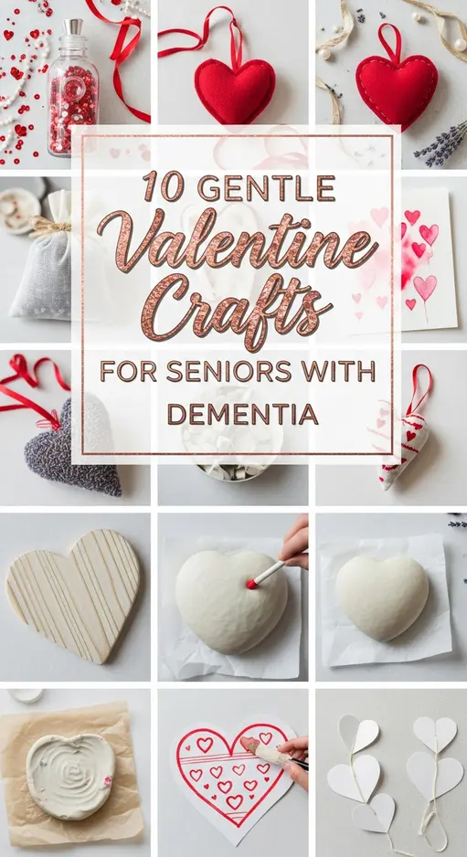 10 Gentle Valentine Crafts for Seniors with Dementia