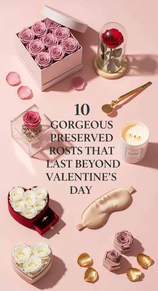 10 Gorgeous Preserved Rose Gifts That Last Beyond Valentine’s Day