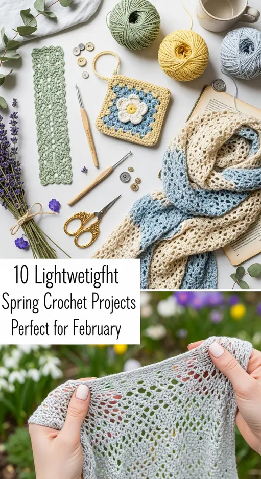 10 Lightweight Spring Crochet Projects Perfect for February