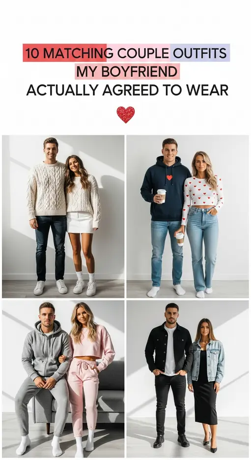 10 Matching Couple Outfits My Boyfriend Actually Agreed to Wear