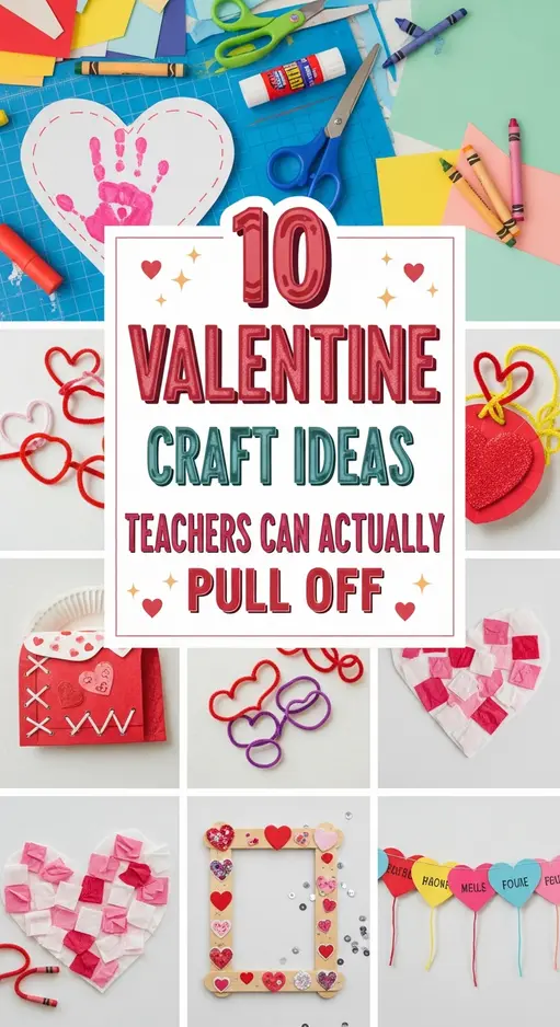10 Valentine Craft Ideas Teachers Can Actually Pull Off
