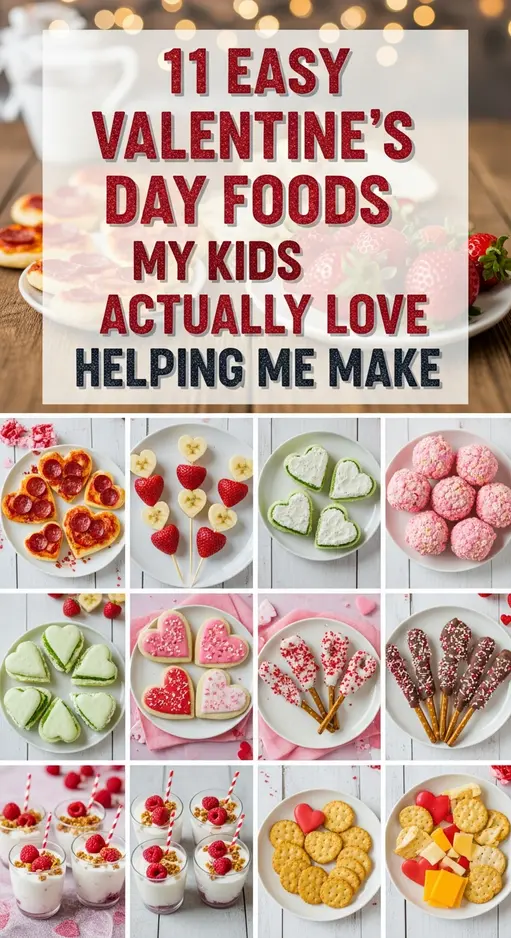 11 Easy Valentine’s Day Foods My Kids Actually Love Helping Me Make