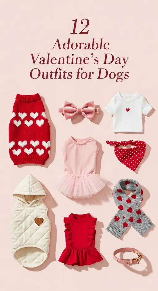 12 Adorable Valentine’s Day Outfits for Dogs