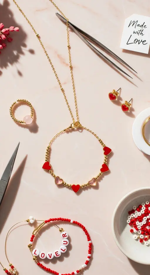 12 DIY Valentine’s Jewelry Projects for Beginners