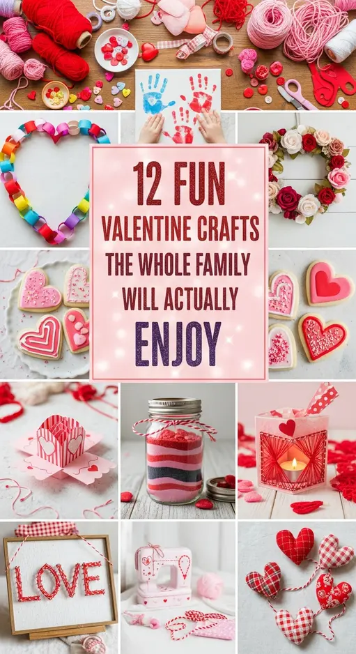 12 Fun Valentine Crafts the Whole Family Will Actually Enjoy