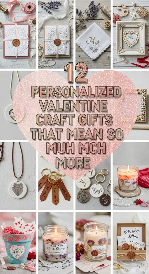 12 Personalized Valentine Craft Gifts That Mean So Much More