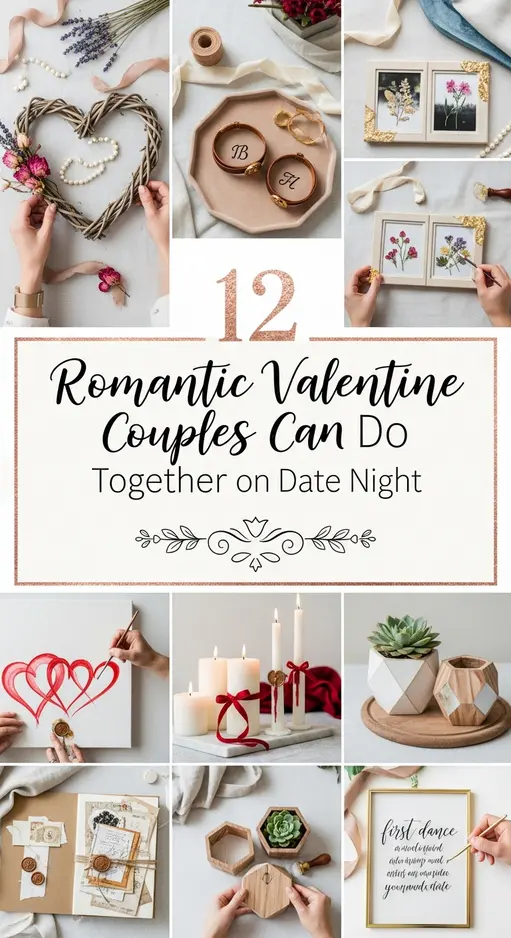 12 Romantic Valentine Crafts Couples Can Do Together on Date Night
