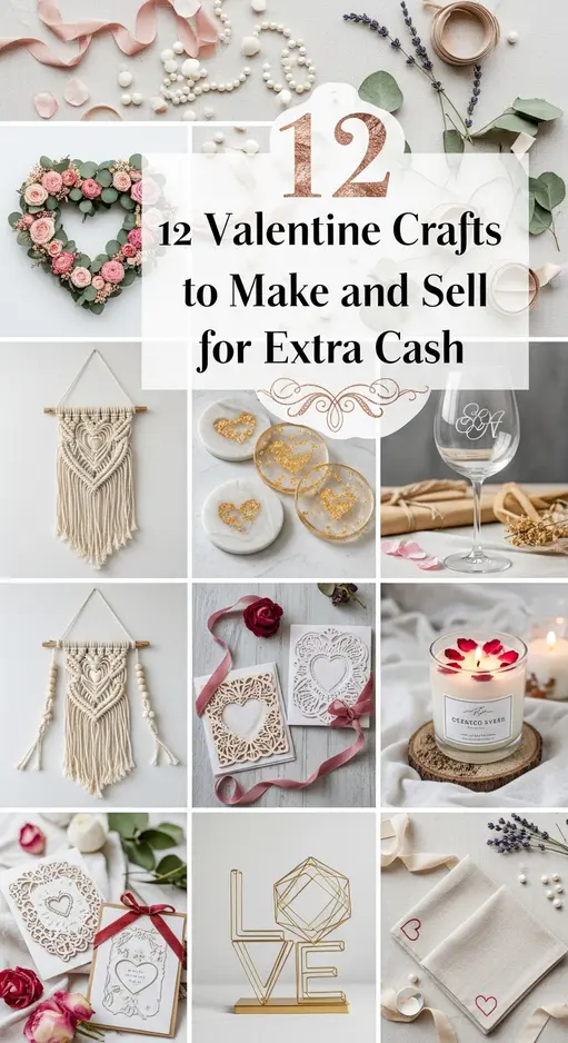 12 Valentine Crafts to Make and Sell for Extra Cash