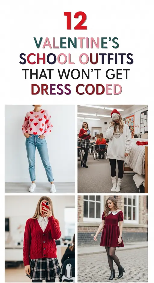 12 Valentine’s School Outfits That Won’t Get Dress Coded