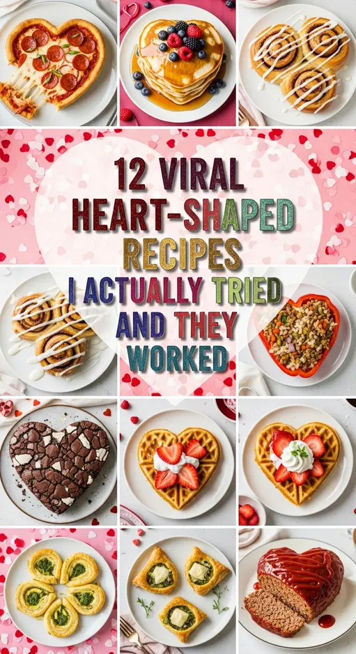 12 Viral Heart-Shaped Recipes I Actually Tried and They Worked