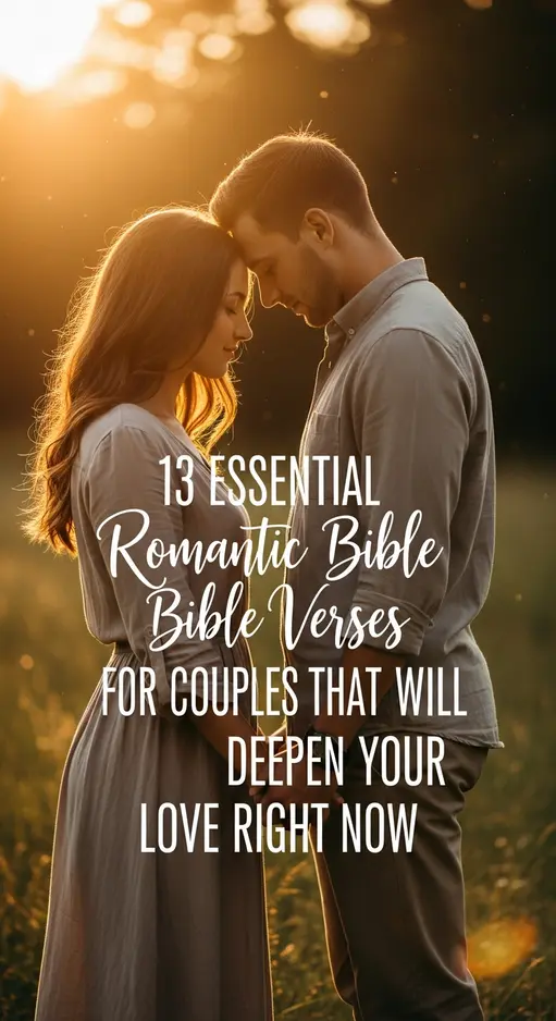 13 Essential Romantic Bible Verses for Couples That Will Deepen Your Love Right Now