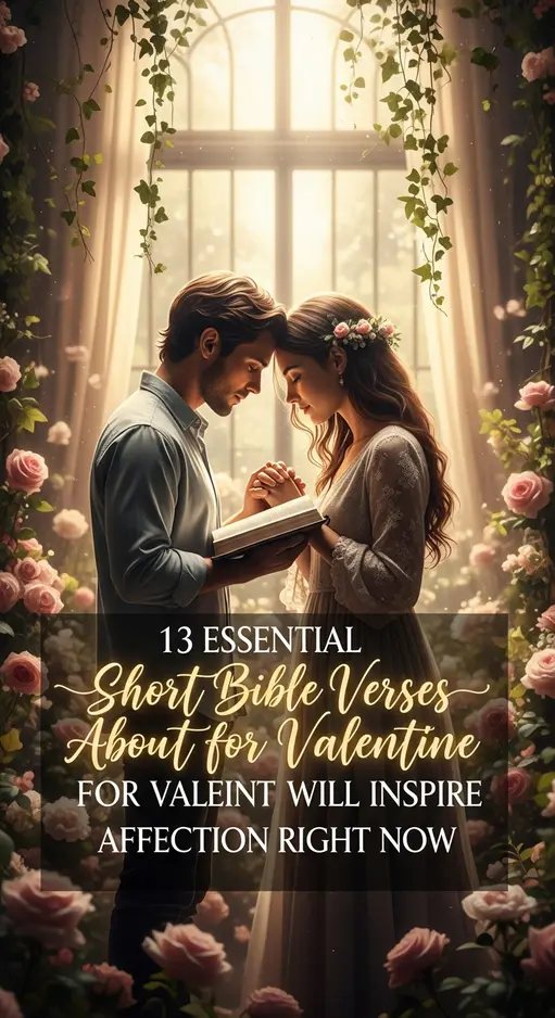 13 Essential Short Bible Verses About Love for Your Valentine That Will Inspire Affection Right Now