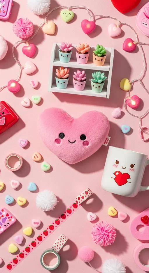 14 Cute Kawaii Valentine’s Decor Ideas for Bedrooms and Desks