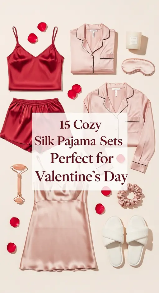 15 Cozy Silk Pajama Sets Perfect for Valentine’s Day