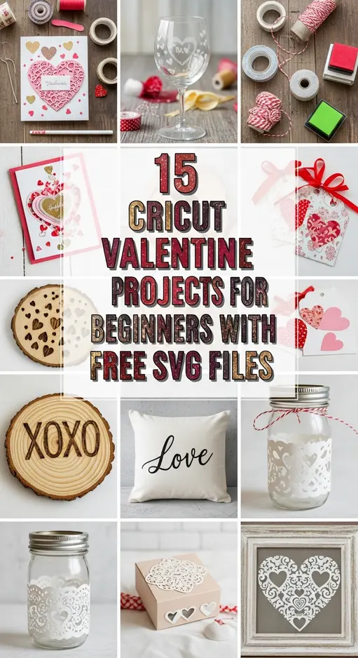 15 Cricut Valentine Projects for Beginners with Free SVG Files