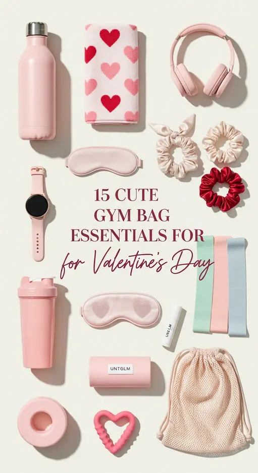15 Cute Gym Bag Essentials for Valentine’s Day
