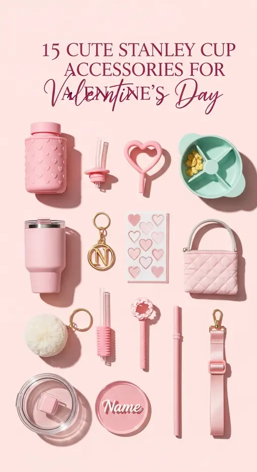 15 Cute Stanley Cup Accessories for Valentine’s Day