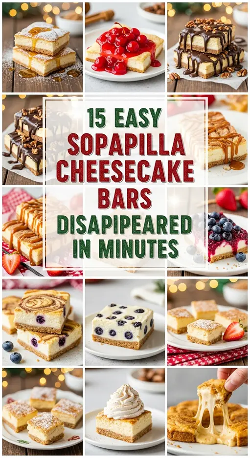 15 Easy Sopapilla Cheesecake Bars That Disappeared in Minutes