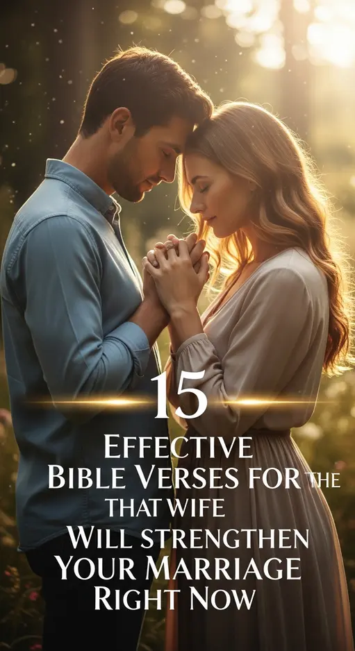 15 Effective Bible Verses for Wife That Will Strengthen Your Marriage Right Now