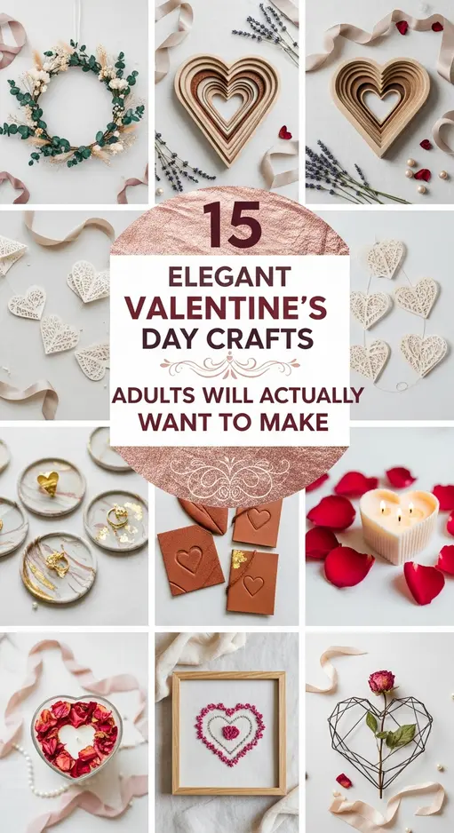 15 Elegant Valentine’s Day Crafts Adults Will Actually Want to Make