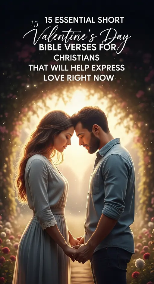 15 Essential Short Valentine’s Day Bible Verses for Christians That Will Help Express Love Right Now