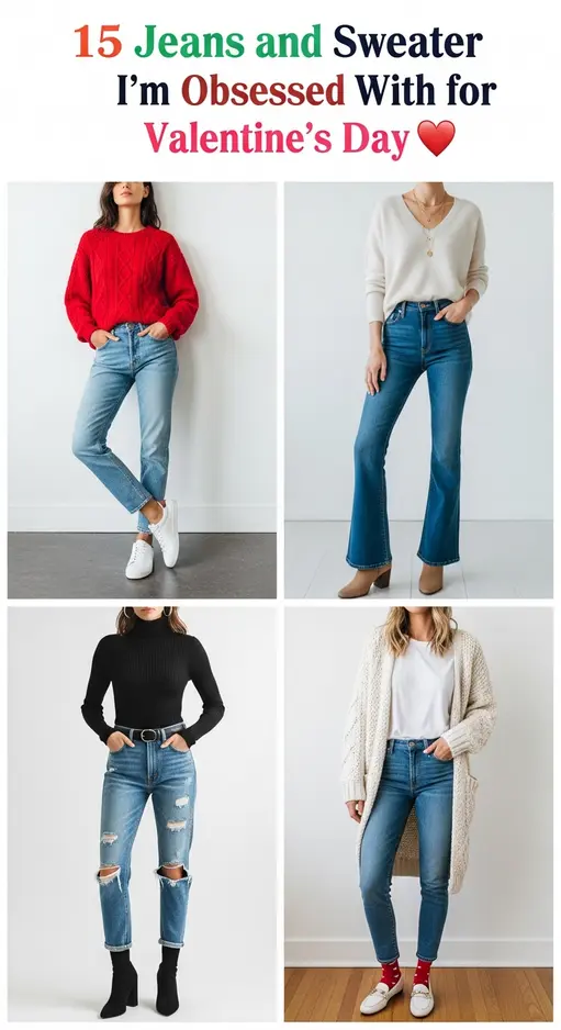 15 Jeans and Sweater Combos I’m Obsessed With for Valentine’s Day